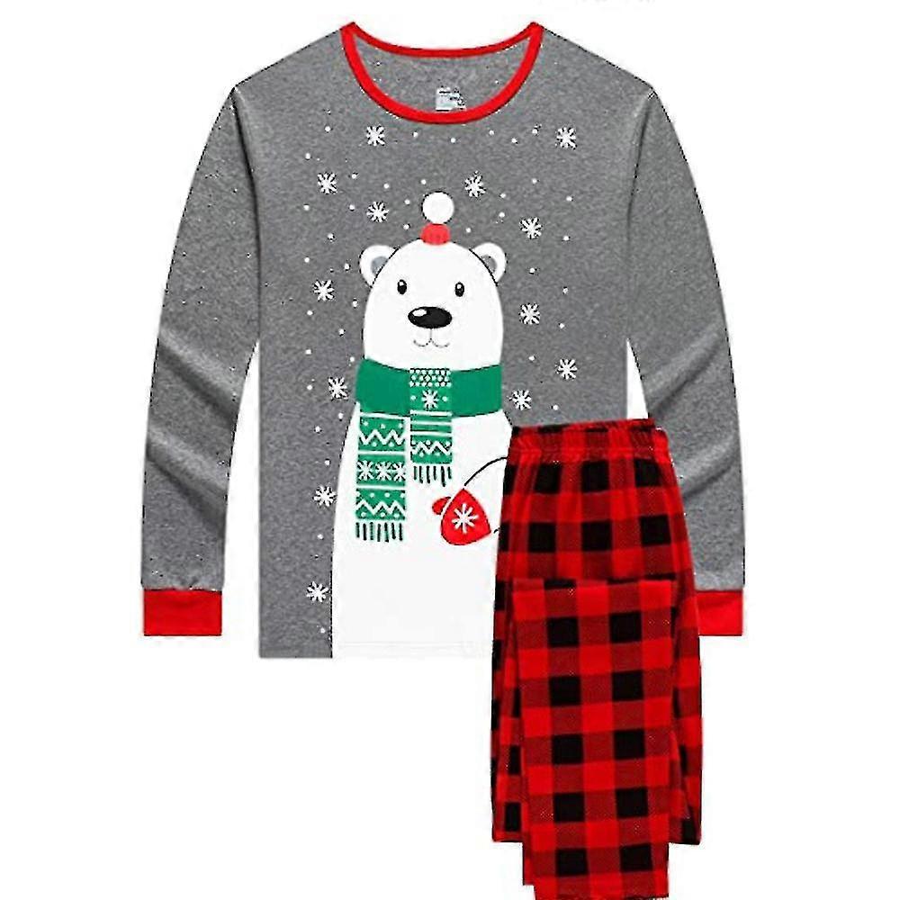 Christmas Family Matching Red Holiday Pajama Pj Sets(men M)
