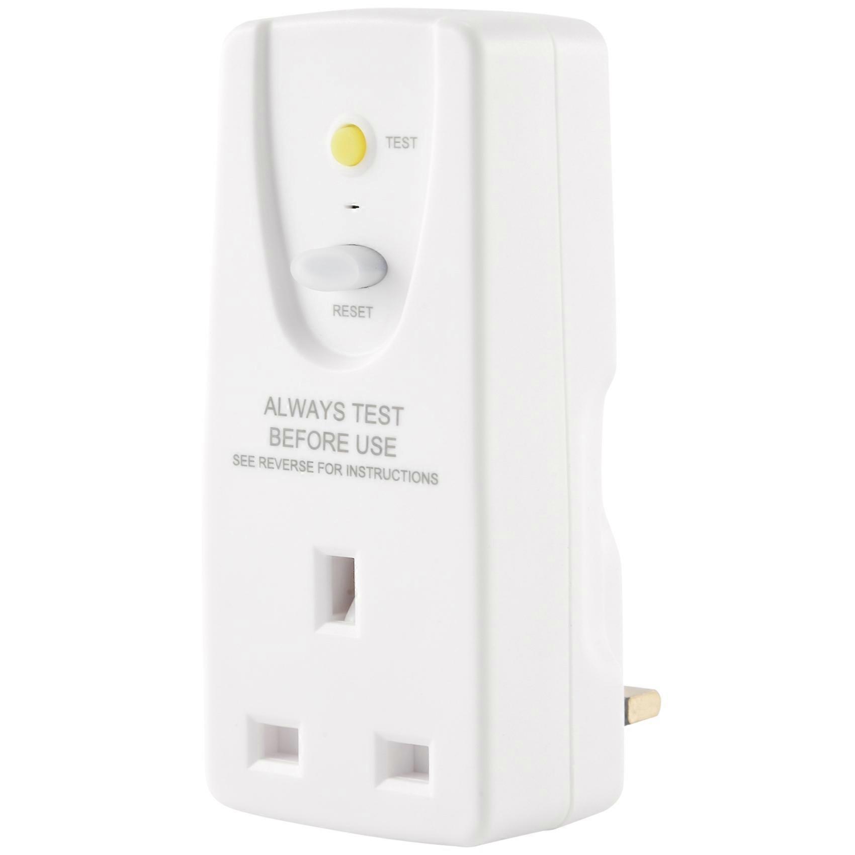 Uk Plug 13A Gfci Leakage Protection Plug Rcd Socket Home Circuit Breaker Cutout Switch- Uk Plug