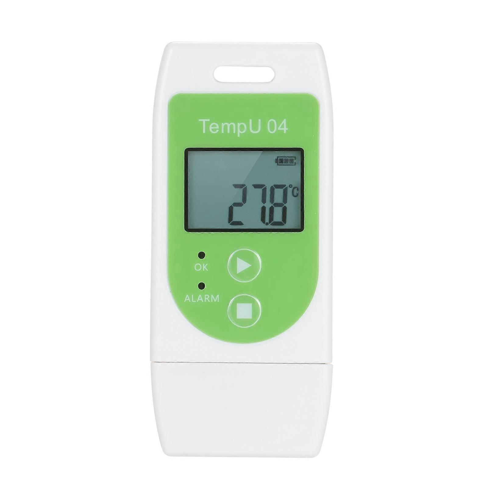 Data Logger Multi-use USB Temperature Datalogger Reusable TEMP Recorder with 32,000 Record Capacity