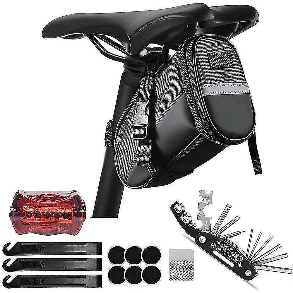 16-in-1 Multi-function Bicycle Saddle Bag For Repair Bicycle Tool Kit
