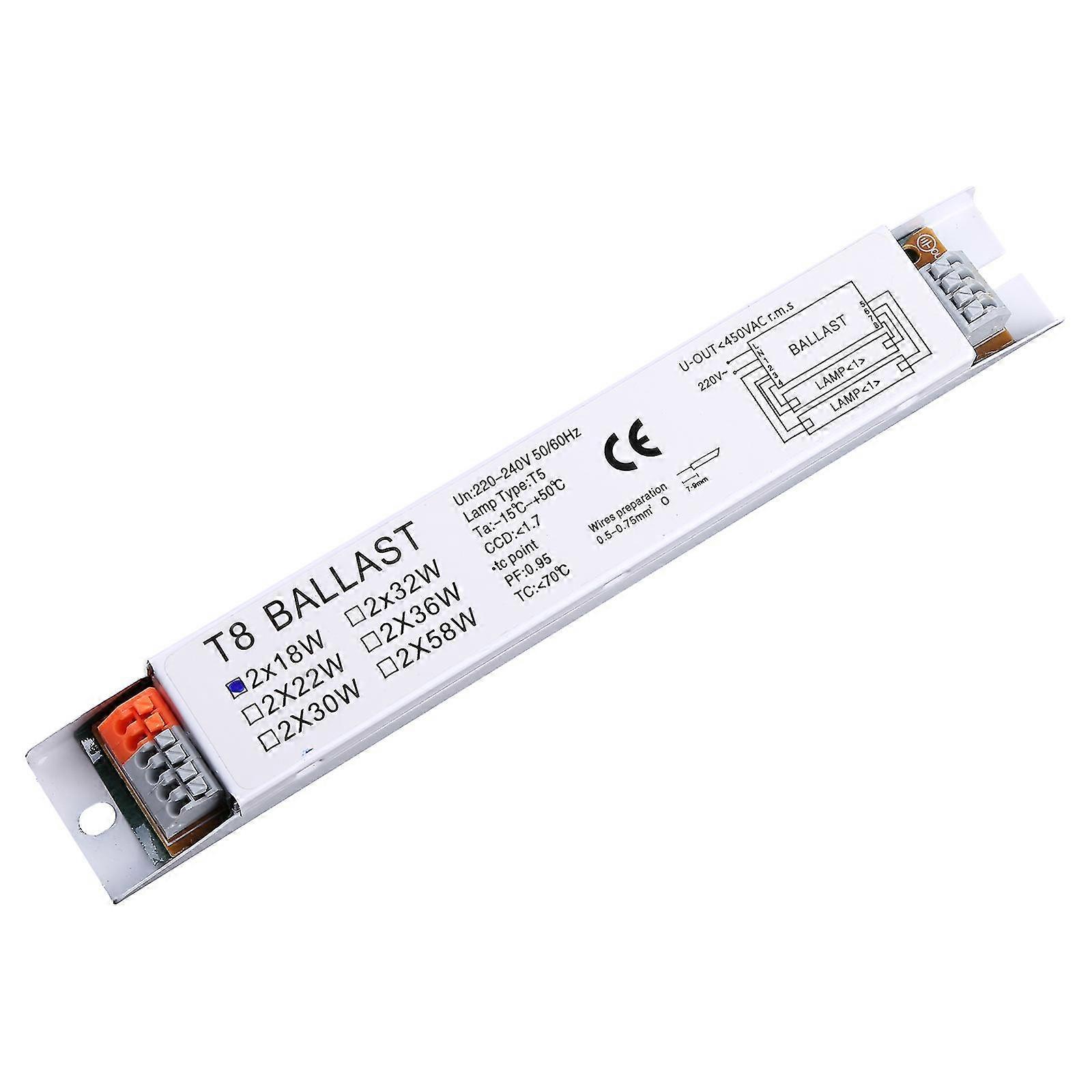 T8 2x18/30/58w Instant Start Electronic Fluorescent Lamp Ballast Universal-SIZE:18w