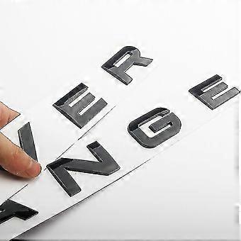 3d Abs Logo Range Rover Letters Emblem Sticker Car Front Hood Badge For ...