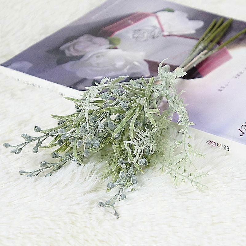 Handmade Luohan fruit bundle with flocked leaves fleur artificielle plastic Artificial Flowers for wedding Christmas decoration