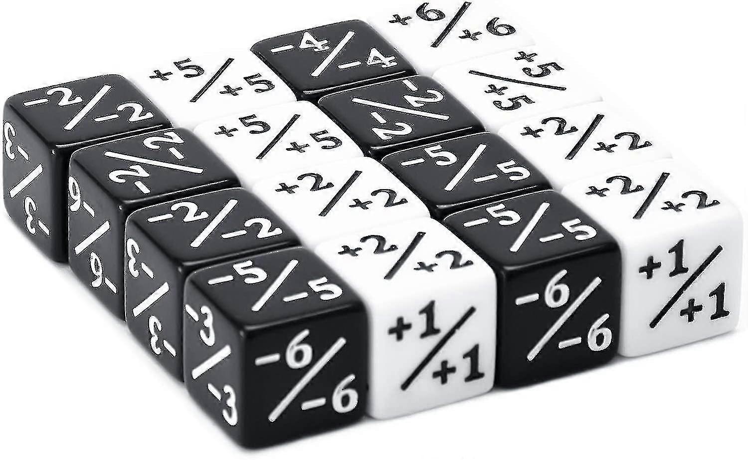 48 Pieces Dice Counters Token Dice Loyalty Dice D6 Dice Cube Compatible With Mtg