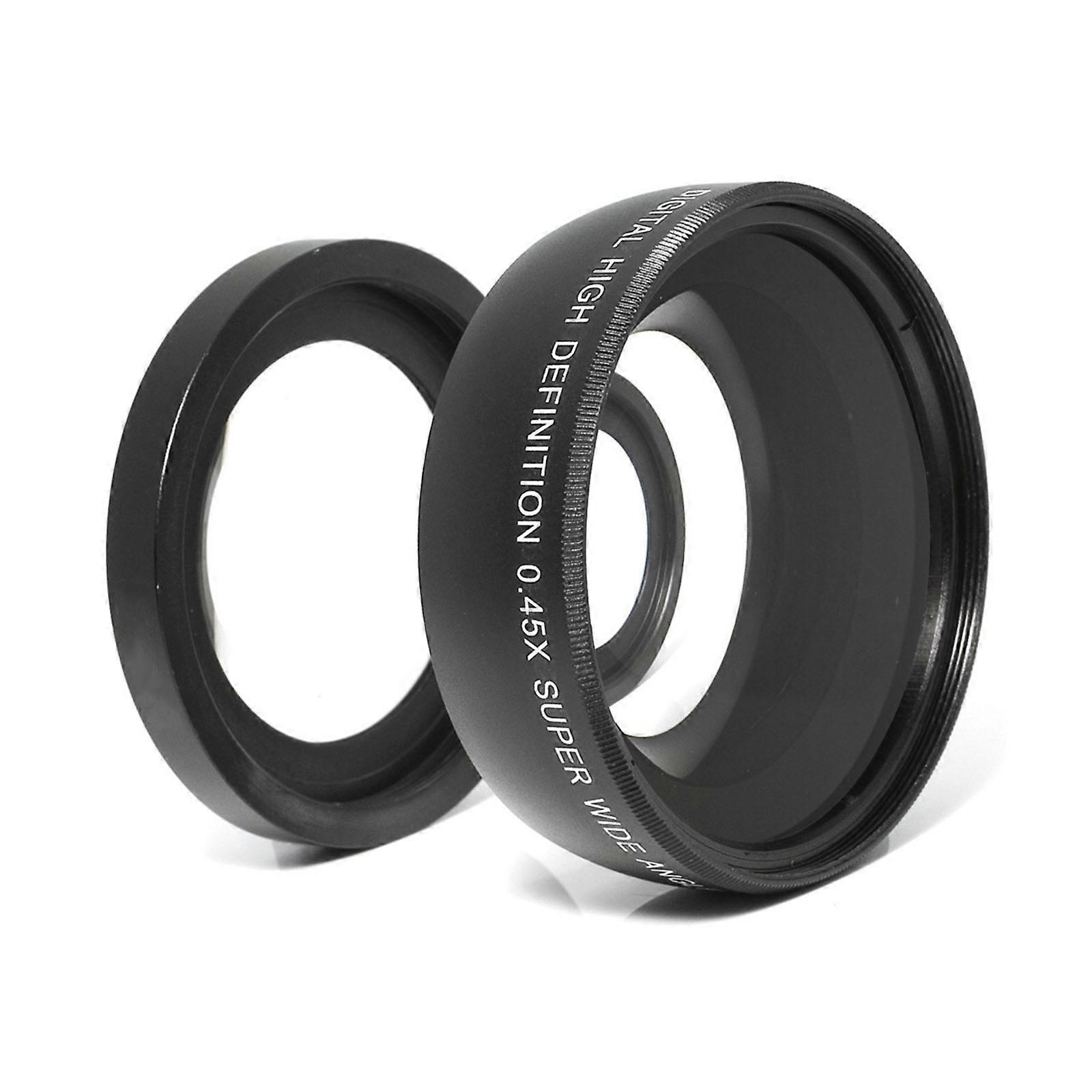 0.45X Wide Angle Lens with Macro Portion 52mm Camera Lens for Close-up Shots