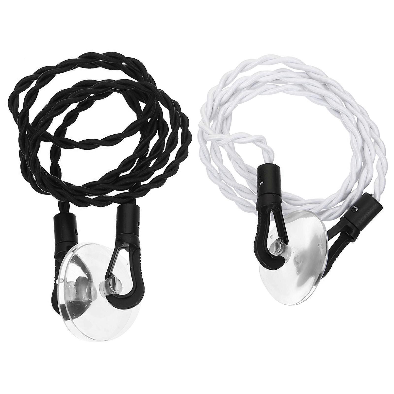 2pcs Retractable Clothesline Clothes Drying Rope Travel Clotheslines with Suction Cup