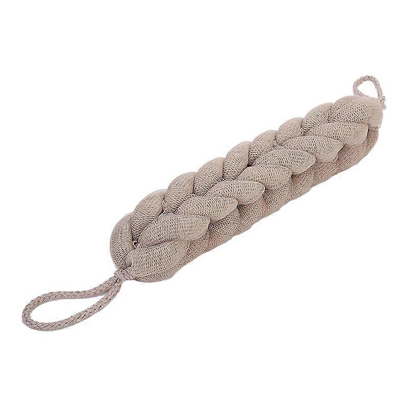 Back Bath Sponge Stretchable Skin-friendly PE Exfoliating Loofah Back Scrubber for Bathroom