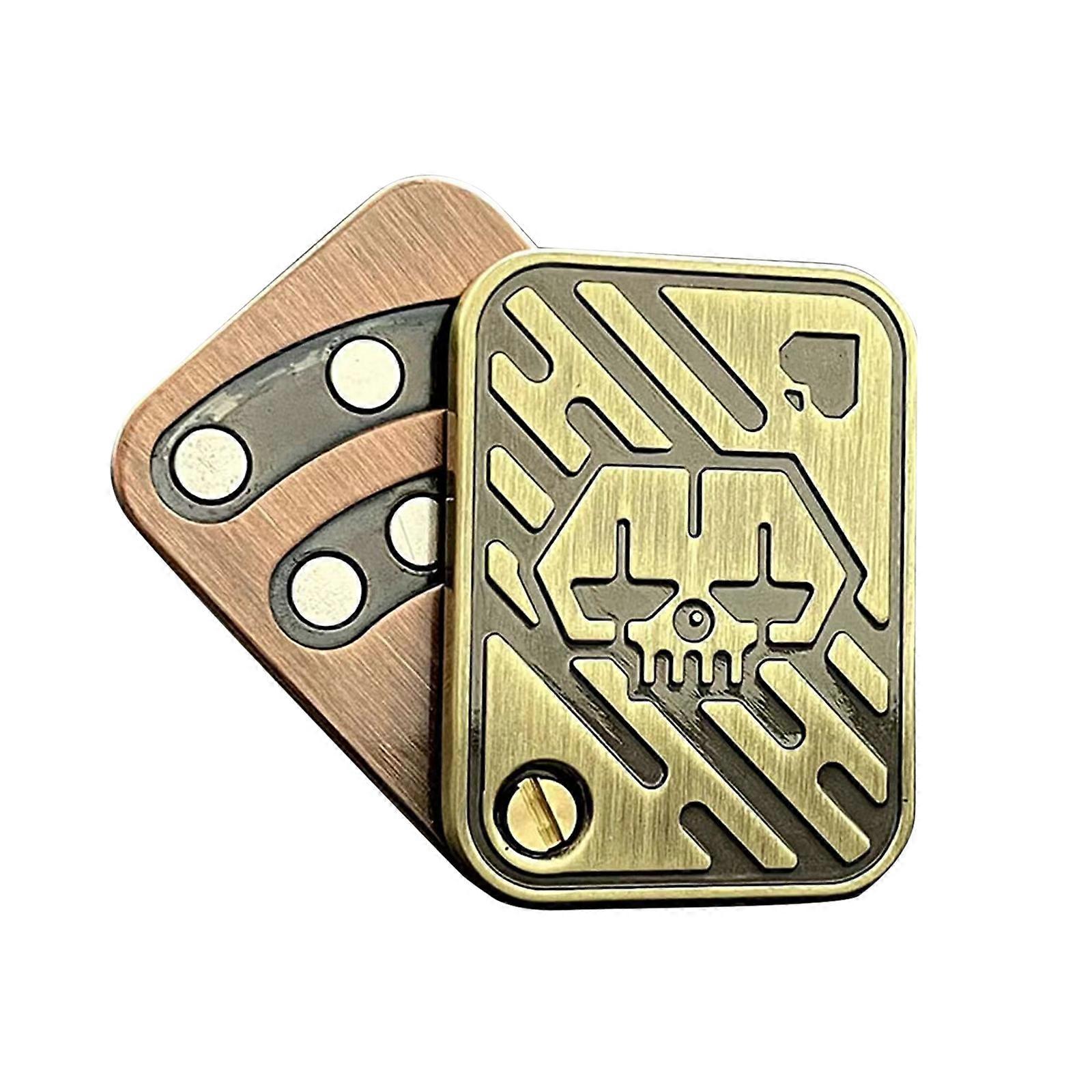 חדש חם מגנטי מתכת לקשקש צעצועים מתכת פוקר לדחוף כרטיס לקשקש מחוון מחוון הפגת מתח, גברים EDC צעצוע לקשקש צעצוע