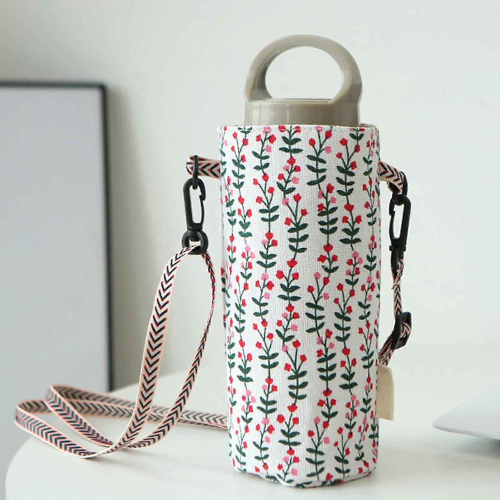 2Db vászon palackfedél védőtok táska válltáskák melegítő, tartós és stílusos 1,5 literes baba gyermek vizes csészékhez