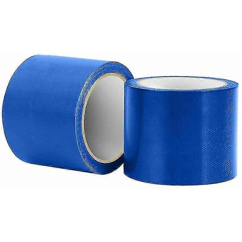 파란 방수 접착성 방수포 수선 테이프, 트럭 또는 온실 방수포 수리를 위해 유용한 8cm x 10m 온실 덕트 방수포 수선 플렉스 테이프