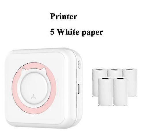 Multifunction Photo Printer Wireless Instant Mini Printer +10 Paper Rolls
