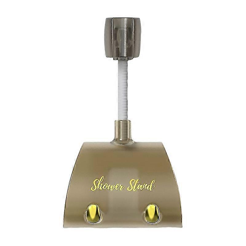 Shower Bracket No Punching Rotate 360 Degrees Adjustable Easy Installation Practical Storage Wall-mounted Showerhead Bracket For Bathroom Jikaix