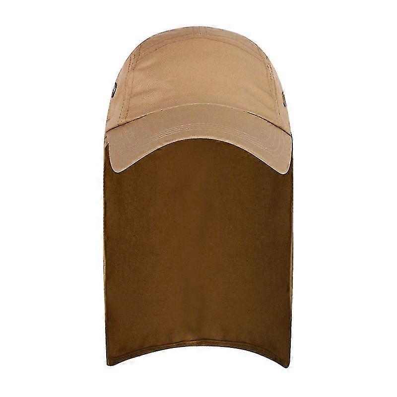 Unisex fiskehatt solskydd mössa utomhus upf 50 solskydd med avtagbart öronhalsflikskydd för vandringsfiske