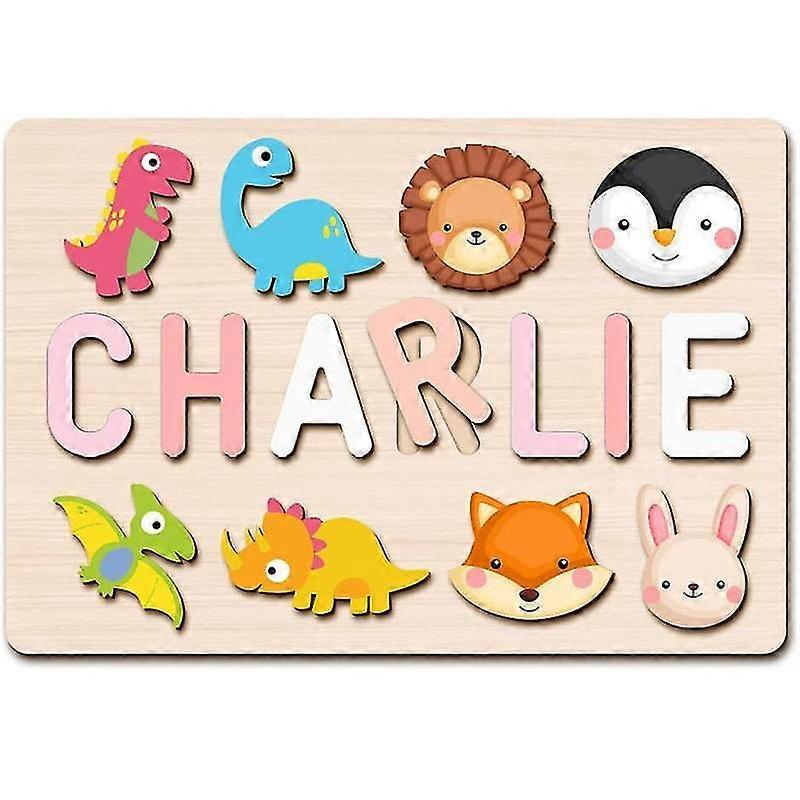 Baby Puzzle Name With Butterfly Personalized Nursery Decor Custom Gift For Kids