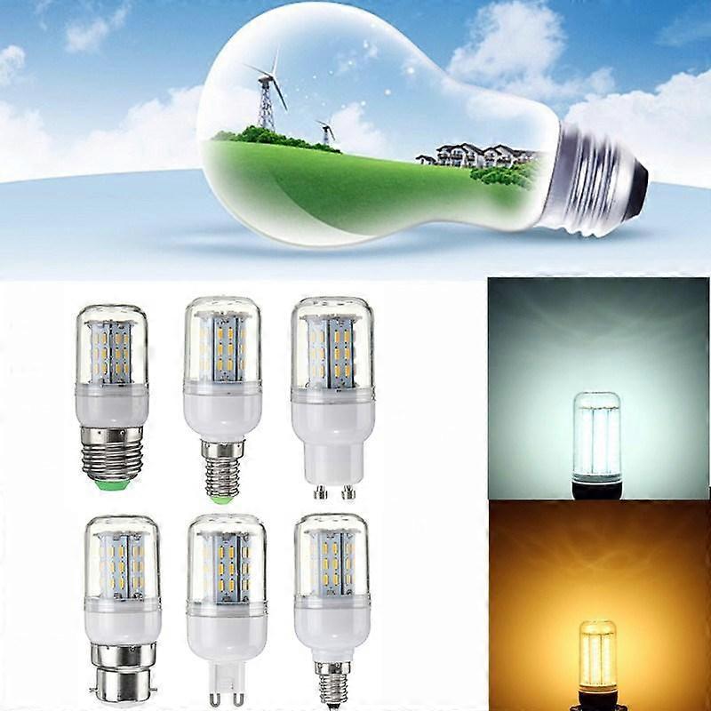 Dimmable 4w E27 E14 E12 G9 Gu10 B22 4014 Smd Led Corn Light Bulb Lamp Ac85-265v