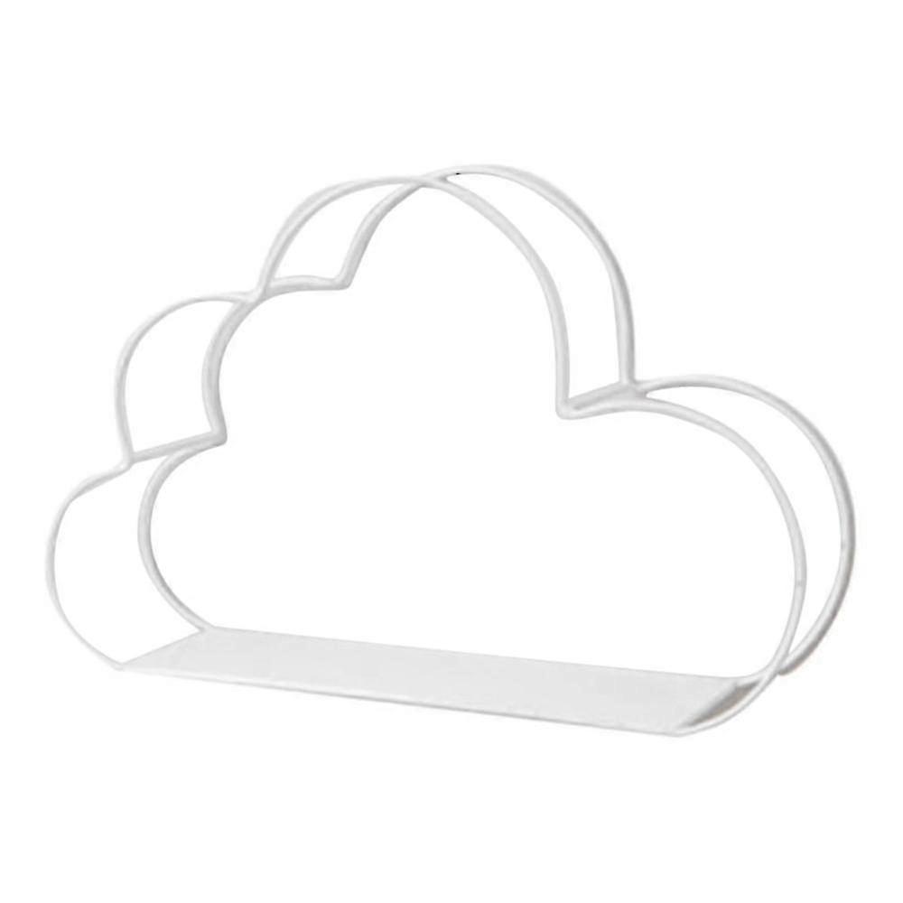 Nordic Style Wall Mounted Wrought Iron Hook Display Storage Rack, D