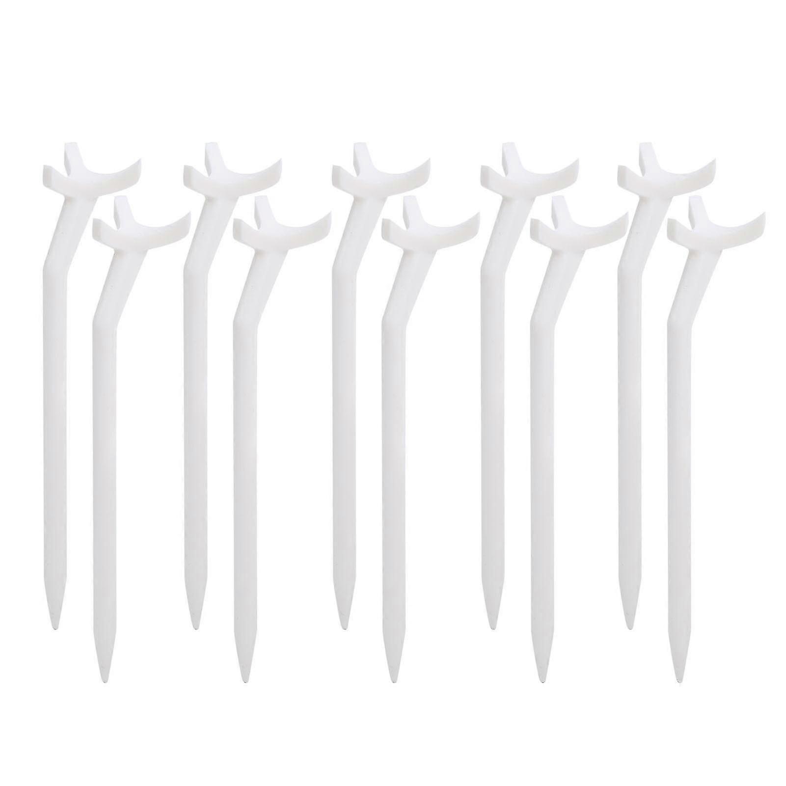 10pcs Curved Golf Tees Durable Accessory For Practicing