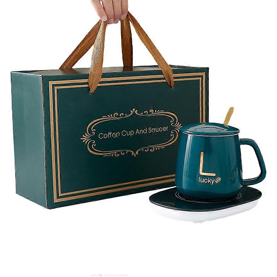 Green 55Degree Thermal Insulated Ceramic Coffee Cup