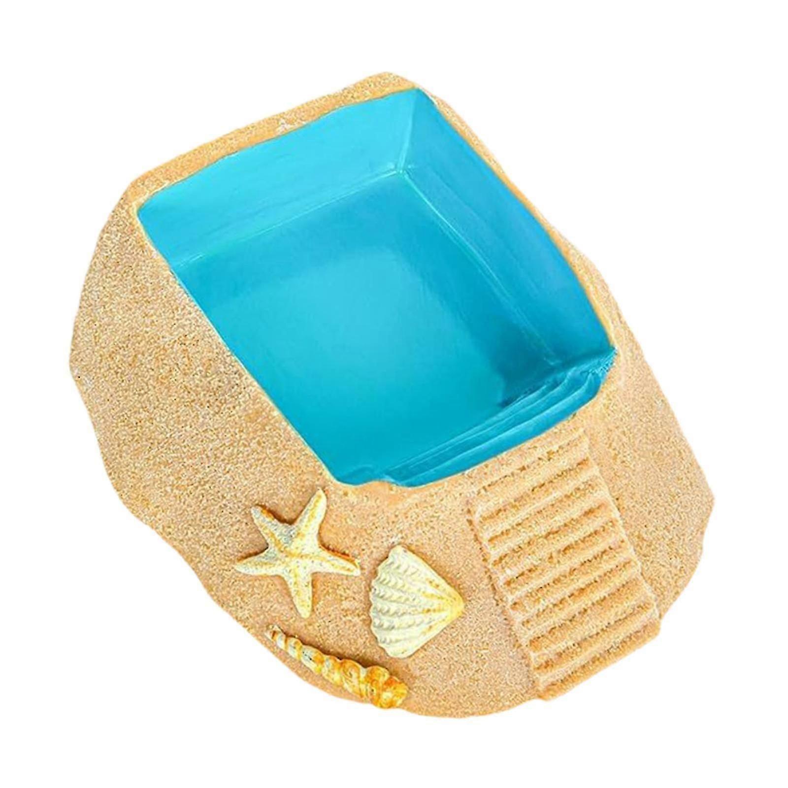 ヤドカリウォーターボウルレジン水族館アクセサリー生息地用品ビーチ