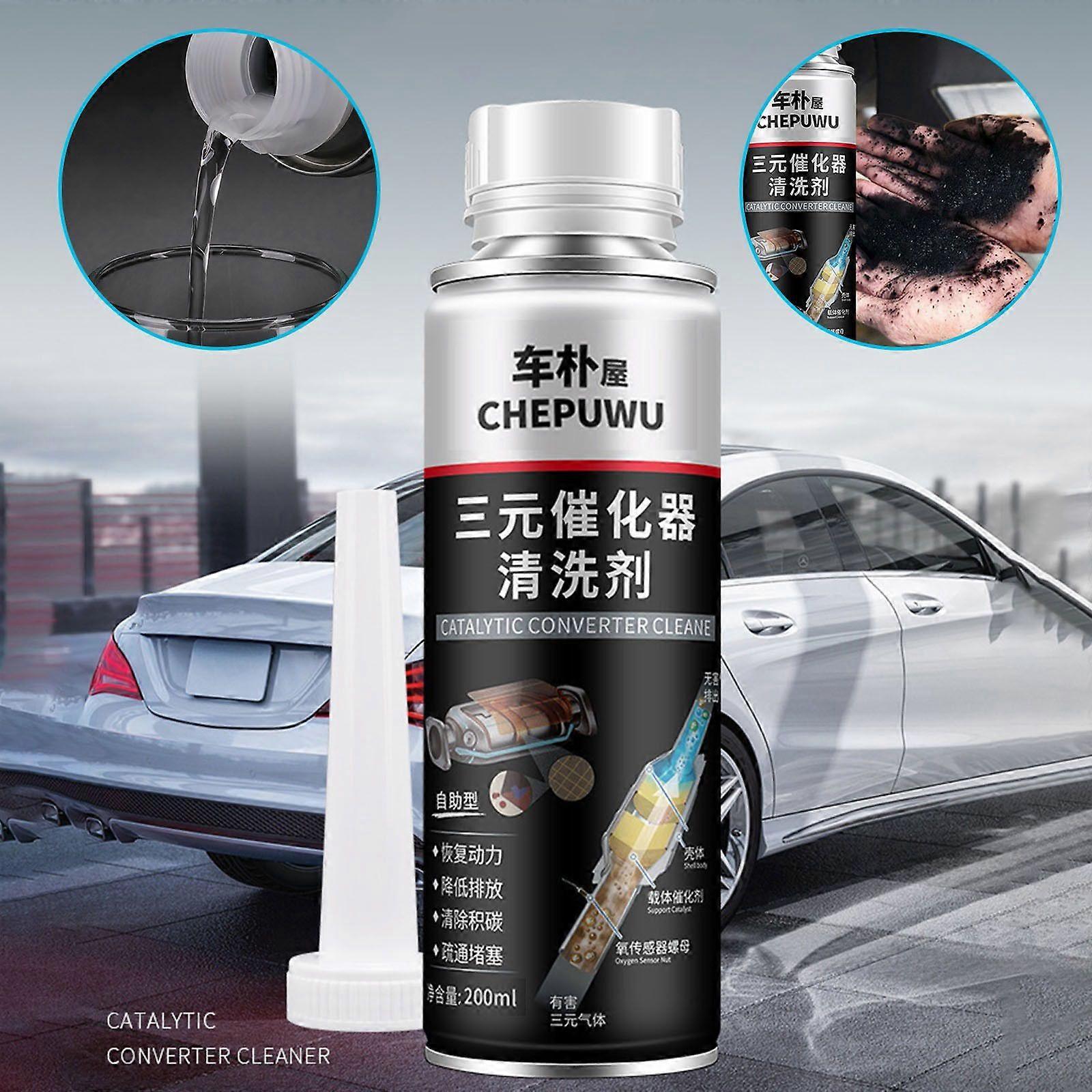And Exhaust System Cleaner High Mileage,Car Three-Way Catalytic Converter Cleaner,Engine Booster Cleaner,Carbon Deposit Removing Agent,Safe For Gasol2