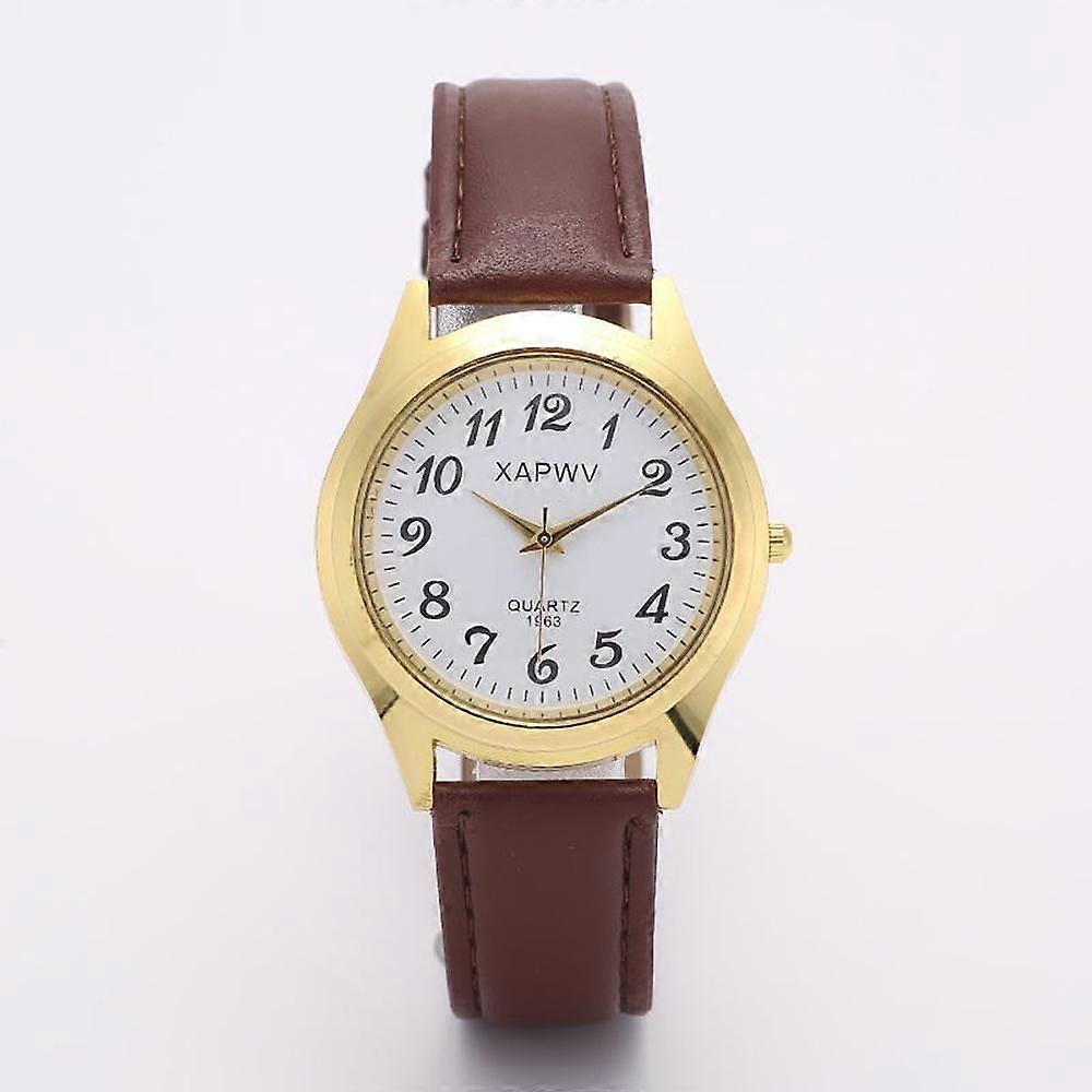 Men's Easy to Read Strap Watch