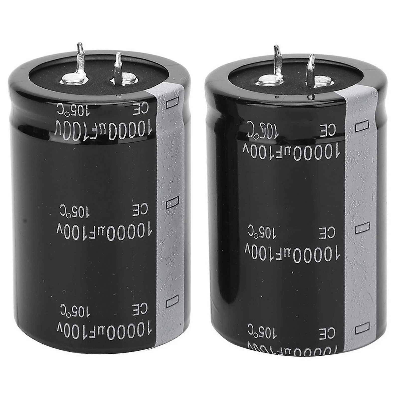 Professional 10000UF 100V Electrolytic Capacitors High-Fidelity Electrolytic Capacitors for TV Speakers