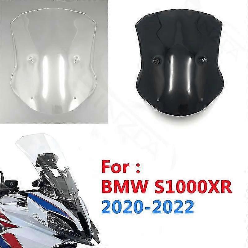 For Bmw S1000xr S1000 Xr S 1000xr 2020 2021 2022 Thicken Large Windshield Windscreen Wind Deflectors Black