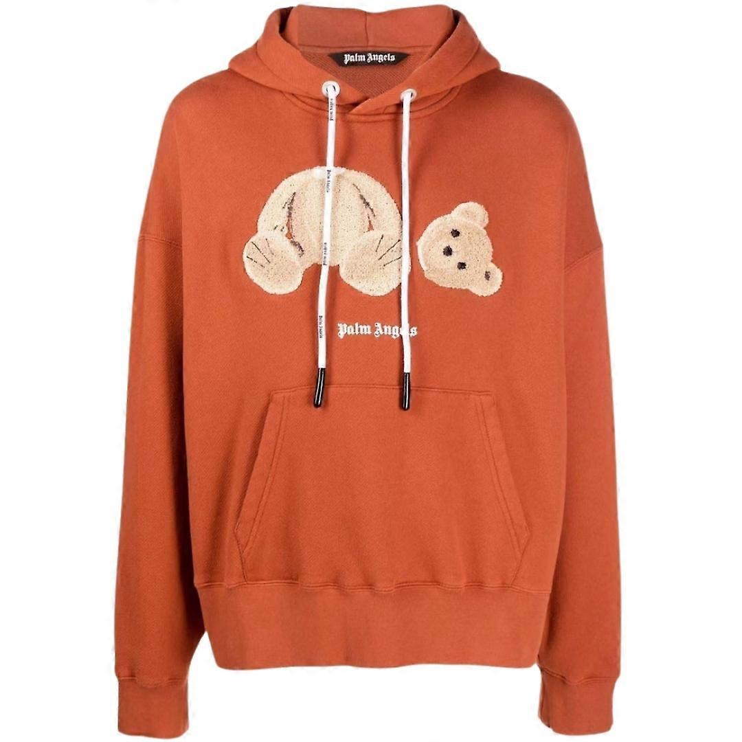 Palm Angels Kill The Bear 标志 Brick 红棕色连帽衫