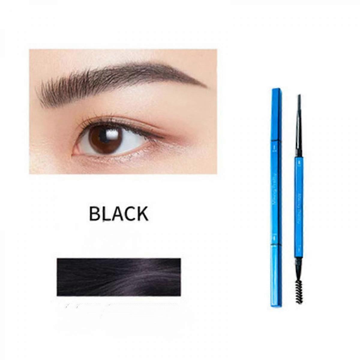 Makeup Brow Stylist Definer Waterproof Eyebrow Pencil, Ultra-Fine Mechanical Pencil, Draws Tiny Brow Hairs and Fills in Sparse