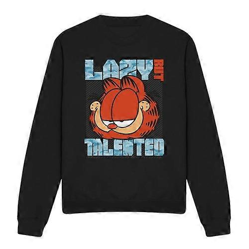 Garfield Unisex Adult Lazy But Talented Sweatshirt