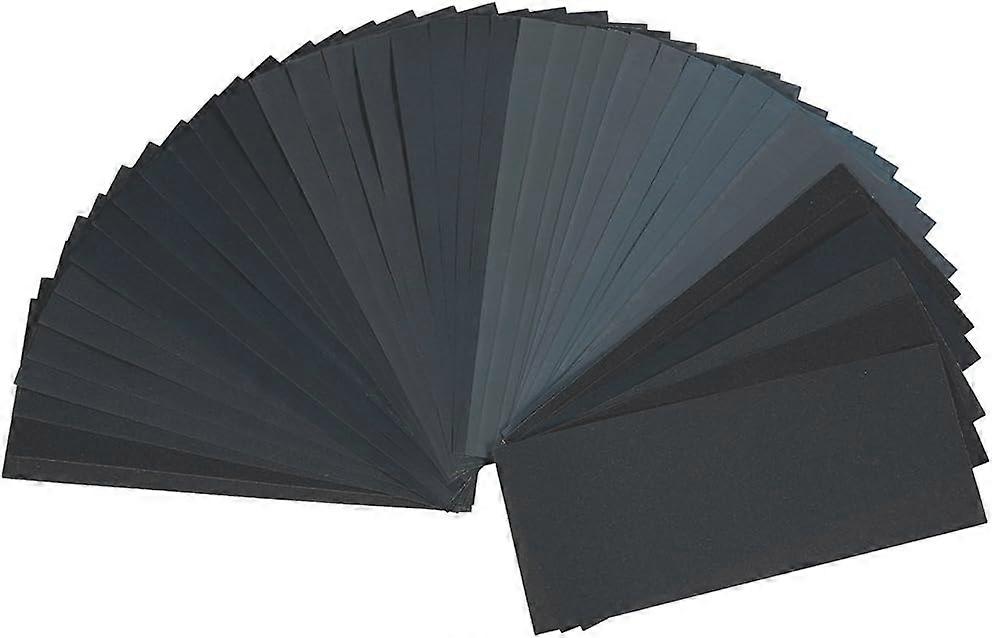 Silicon Carbide Sandpaper, Perfect Size Sanding Sheets With Easy Identification For Wet Or Dry Use