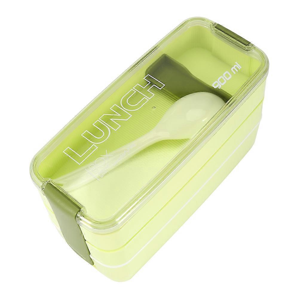 Microwave Bento Box Heatable Food Storage Container for Lunch, BPA-Free, Leakproof, 3 Compartment Design, Dishwasher Safe