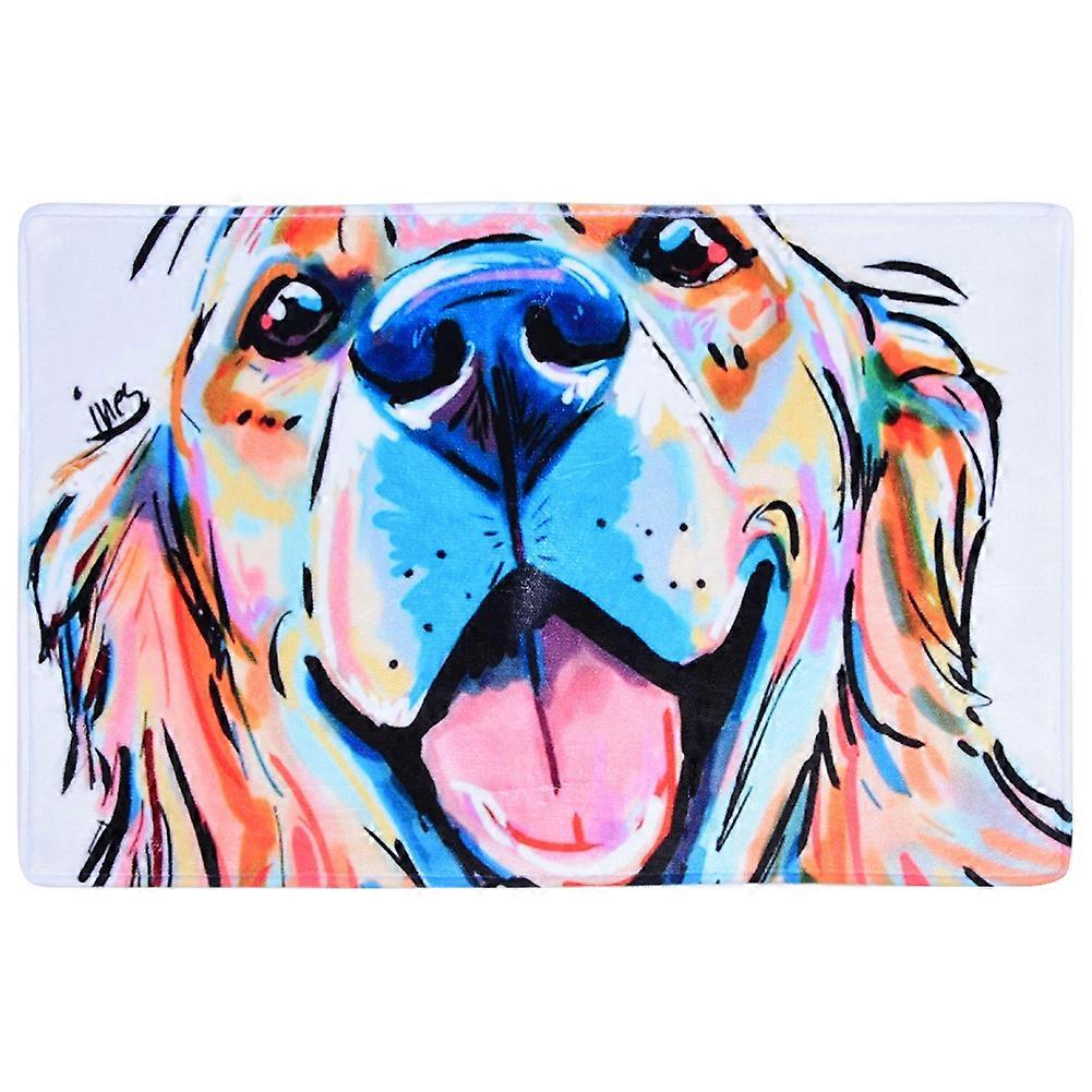 Dog Printing Non-Slip Water Absorbent Mat Pad for Bathroom and Kitchen, Various Sizes and Colors Available