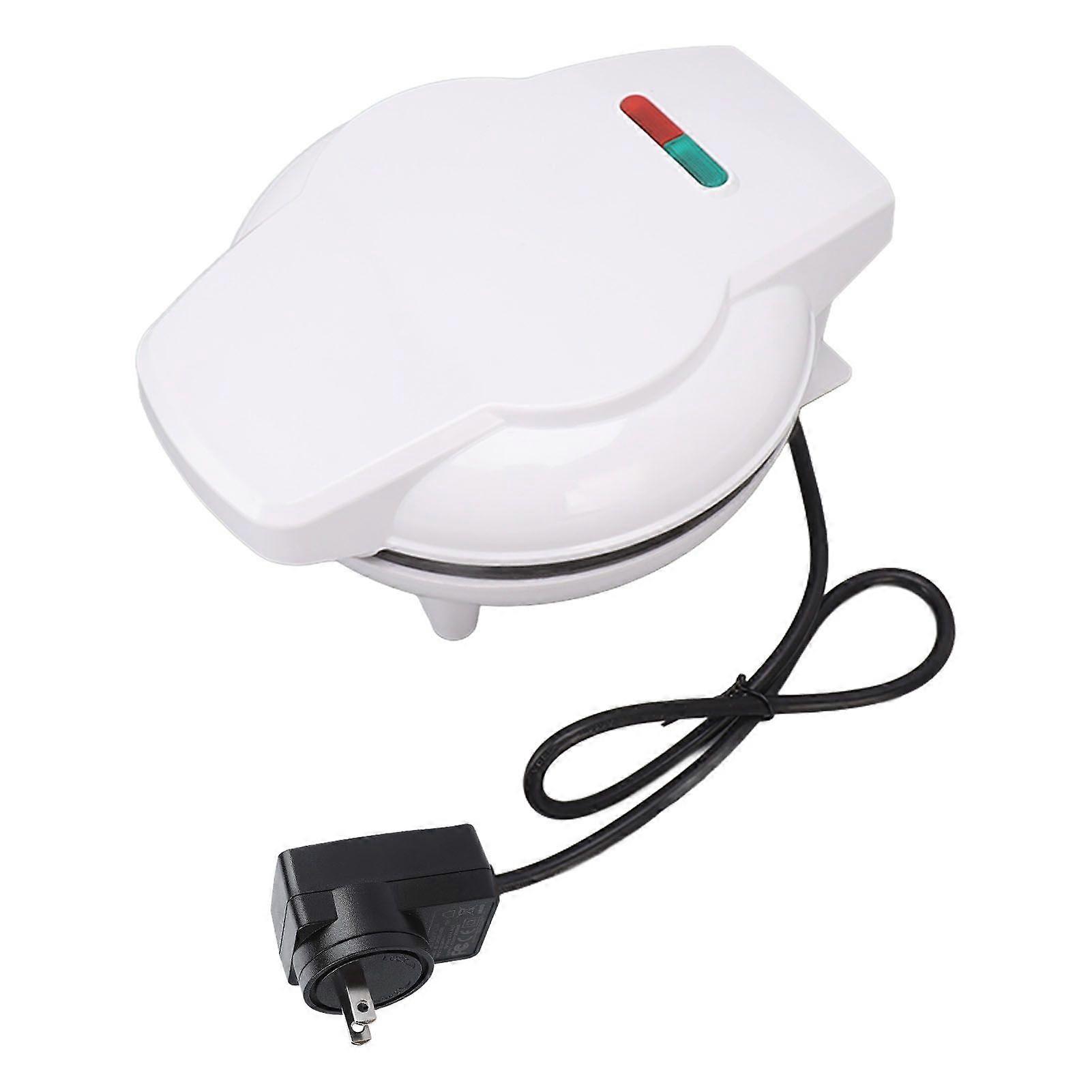 1200W Bärbar Donut Machine 7 hål Slip Resistent Värmeavledning Donut Maker För Hushåll Vit