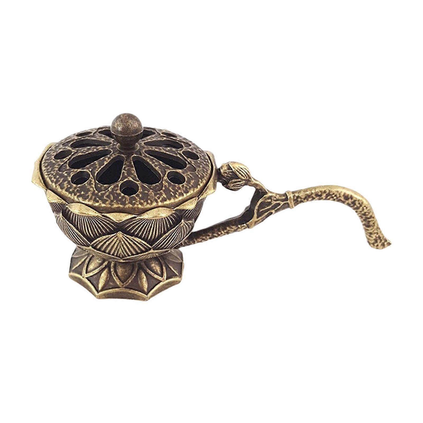 Incense Burner Holder Feng Shui Hollow Out Table Centerpieces Container Ornament