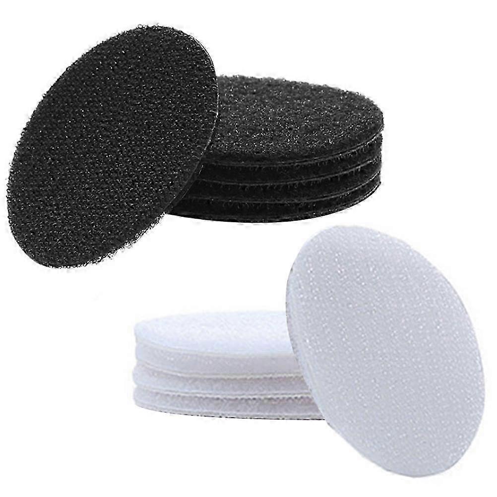10 Pairs Fixed Tapes Round Dot Hook and Loop Adhesive Tapes for Fixing Household Bedclothes Sofa Cushion Carpet