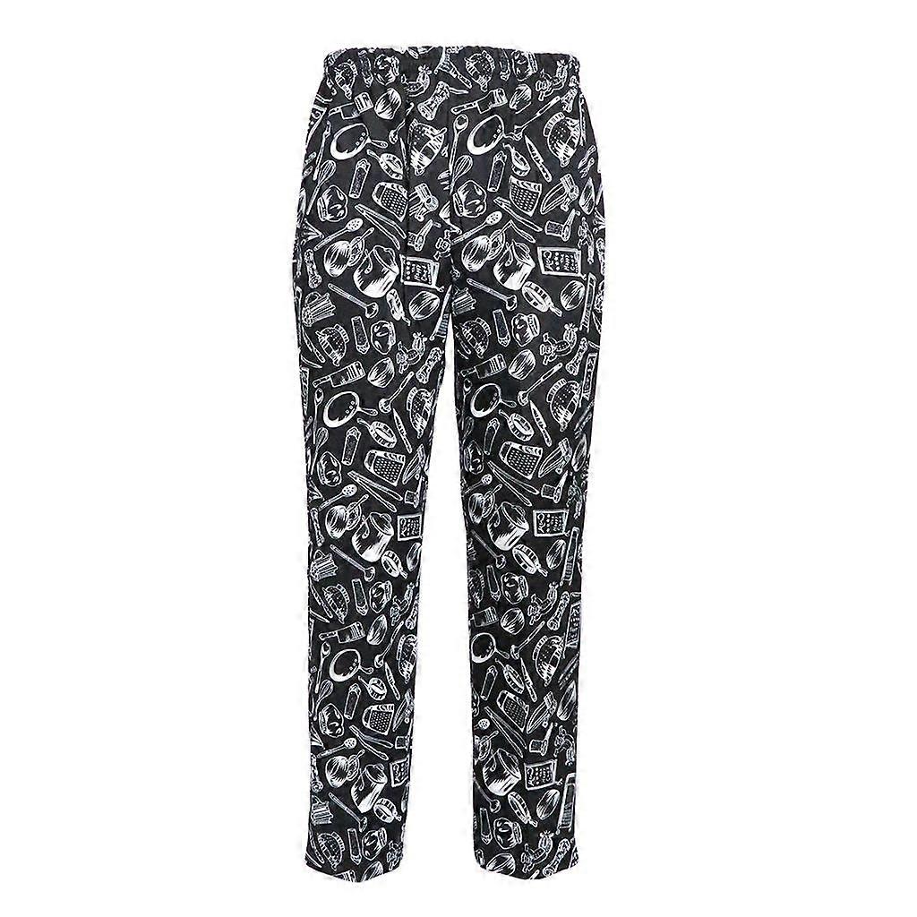 Pantalon de chef baggy uniforme coupe ample