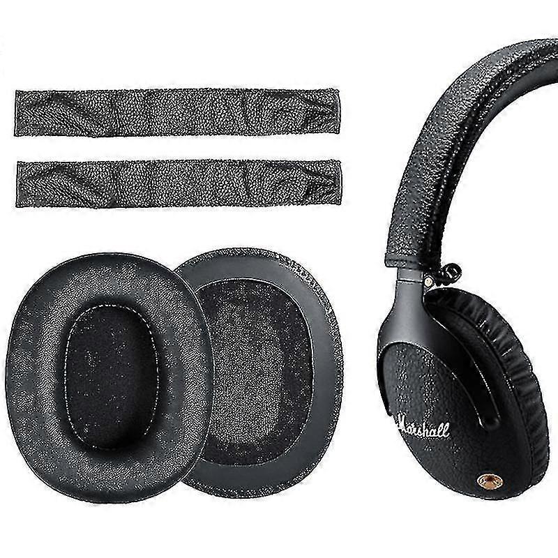マーシャルモニター用イヤーパッド/ヘッドバンドホルスター Bluetoothヘッドフォン交換イヤーパッドクッションイヤー