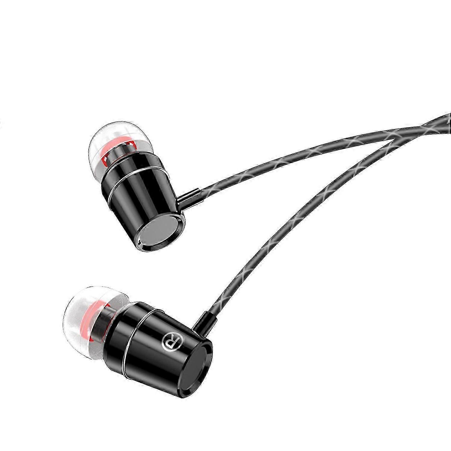 con In-Ear Wired Earphone Dual Dynamic Coil with Microphone Wire-Control Headphone