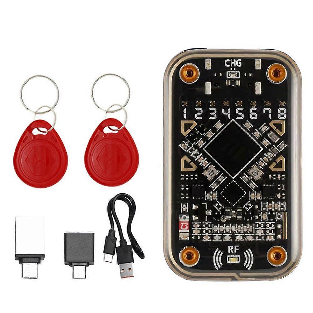 RFID Smart Chip-leser + 2x8268 nøkkelring smartkortemulator