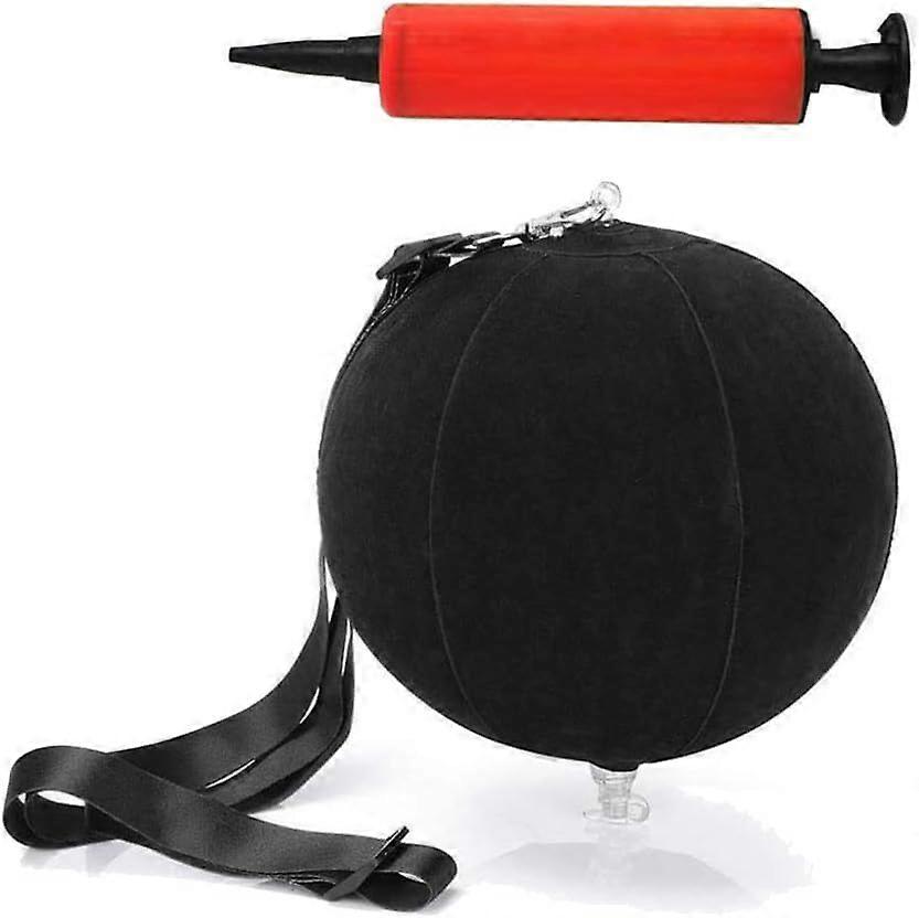 Golf swing posture corrector, aid, auxiliary posture correction training, inflatable ball, golf accessories tool ball, black