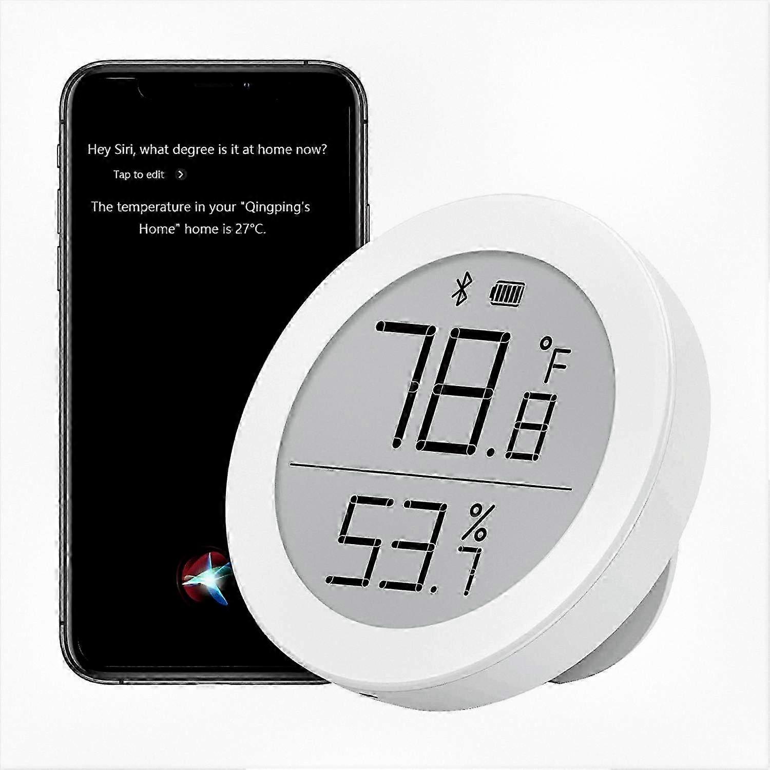 Bluetooth Temperature Humidity Monitor, Dual Modes, Energy Efficient, Wide View Angle for Fruugo