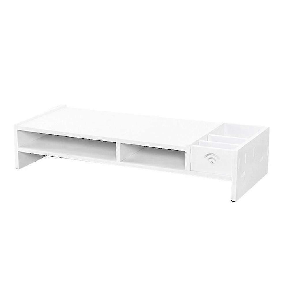 48 Cm Keyboard Stand Desktop Monitor Stand Riser Monitor Riser Laptop Shelf Monitor Storage Riser Keyboard Storage Shelf