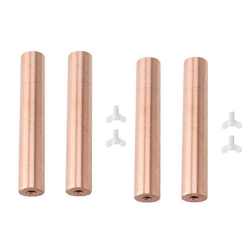 4Pcs Solar Copper Anode,Replacement Copper Anode For Solar Pool Ionizer Purifier Purifiers