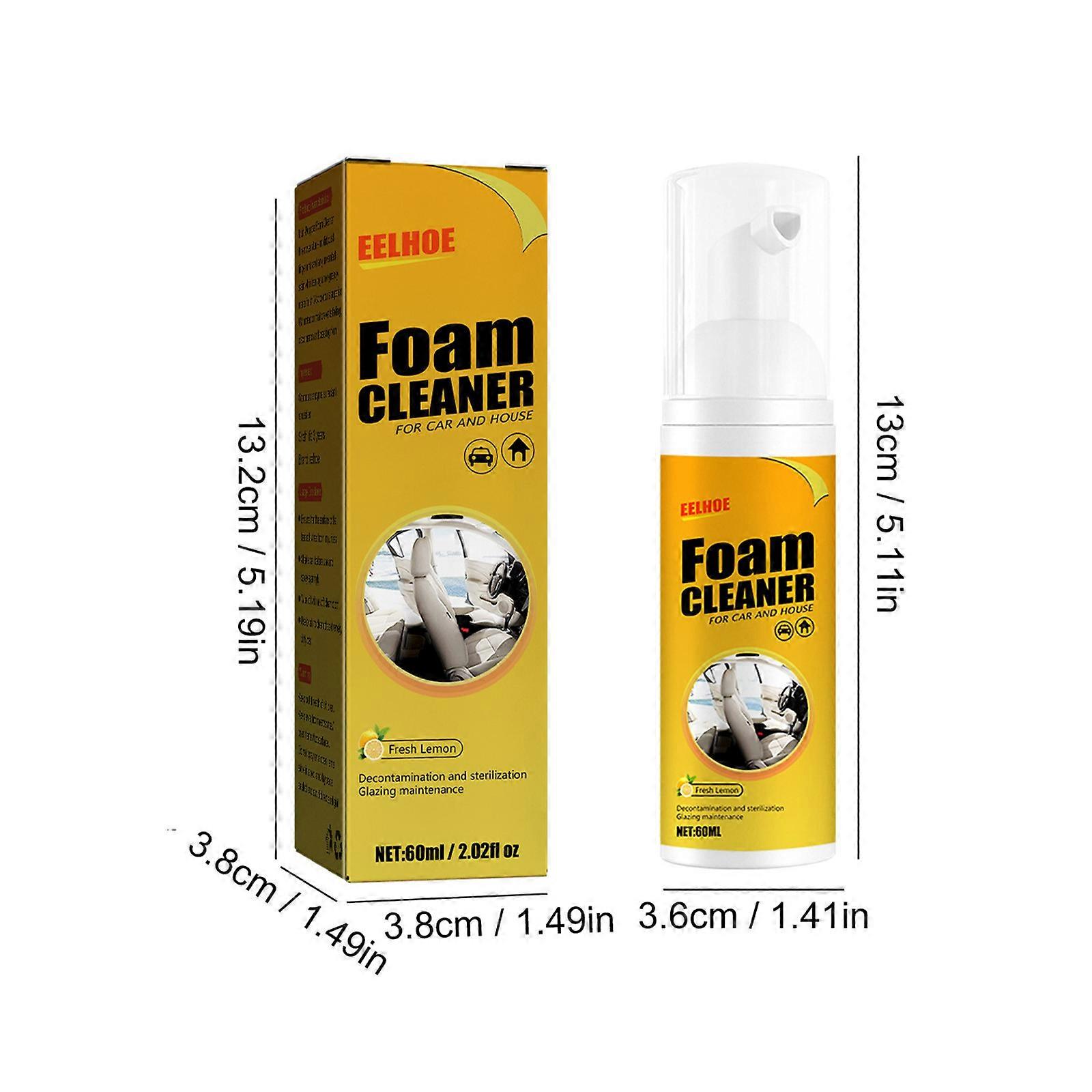 Foam Cleaner Multi-function Full Effect Foam Cleaner Spray Cleaner Foam Streak-Free StainlessShine
