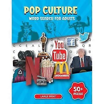 Popkultur Wortsuchbuch für Erwachsene : Großgedrucktes Worträtselbuch
