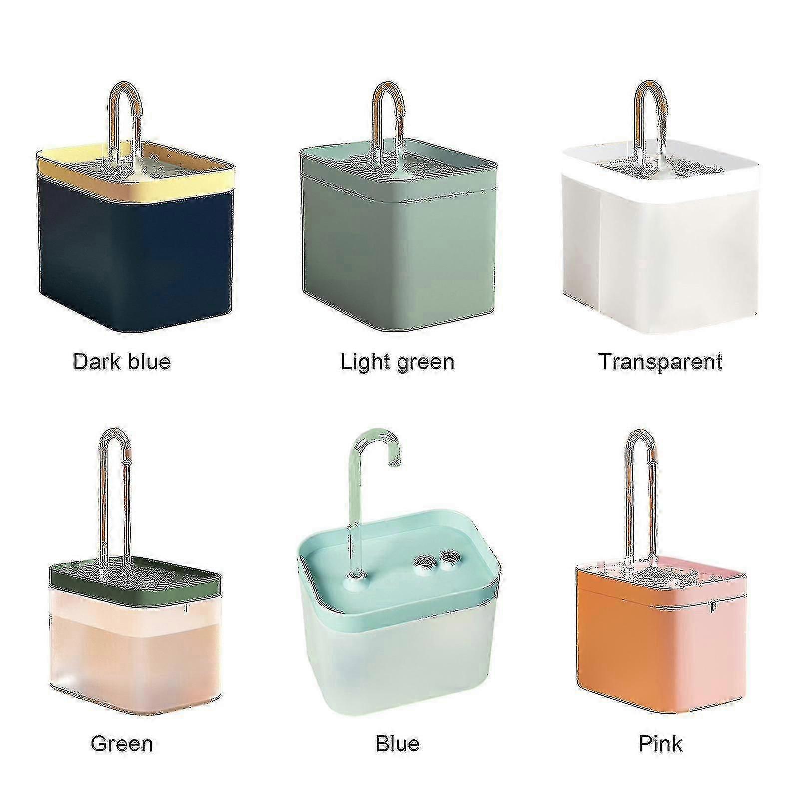 Fontaine d’eau pour chat 2023 - Fontaine d’eau automatique pour animaux de compagnie, distributeur d’eau pour chien de 1,5 L, filtres pour animaux de compagnie