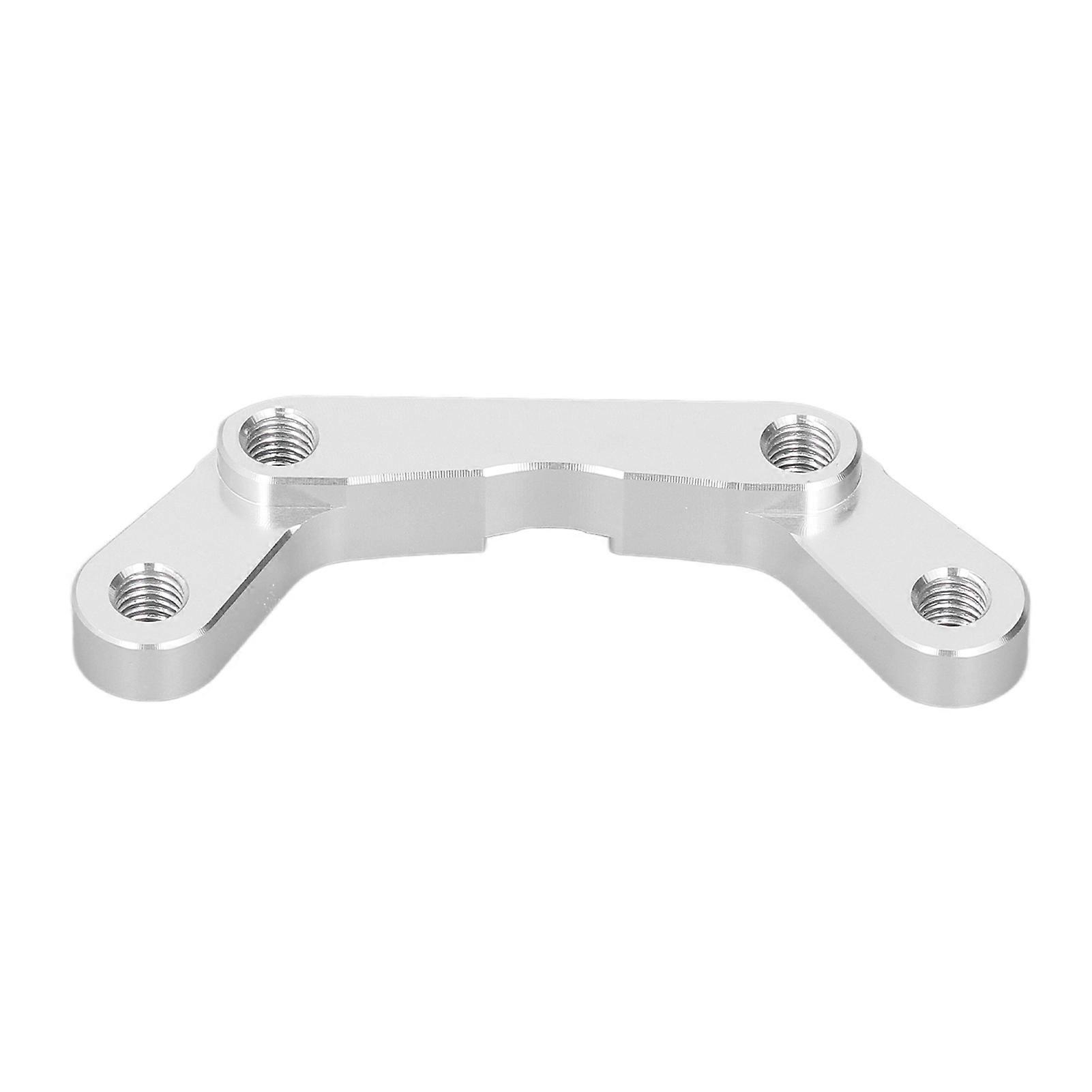 Motorcycle Brake Caliper Adapter Rotor Adaptor Replacement for Vespa Sprint Primavera LX LXV S 150 2020Silver 