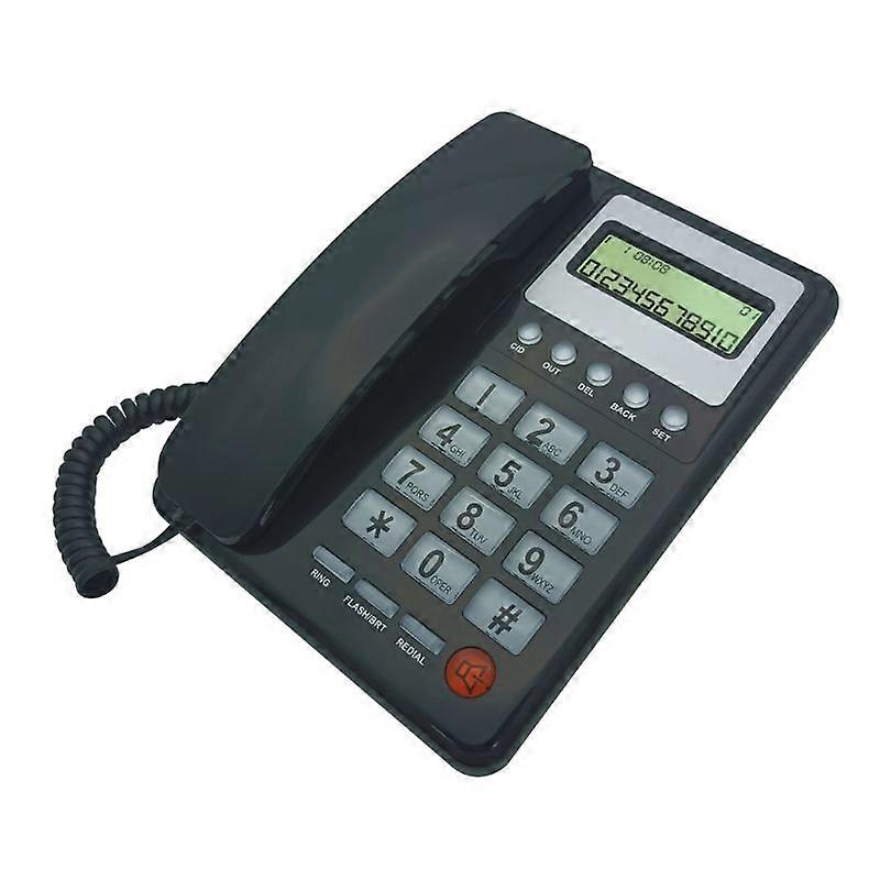 هاتف سلكي هاتف أرضي هاتف سطح المكتب للمنزل / الفندق / المكتب FSK / DTMF