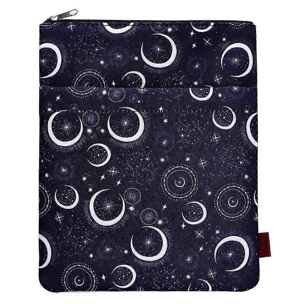 Moon And Star Book Sleeve With Zipper Book Covers For Paperbacks